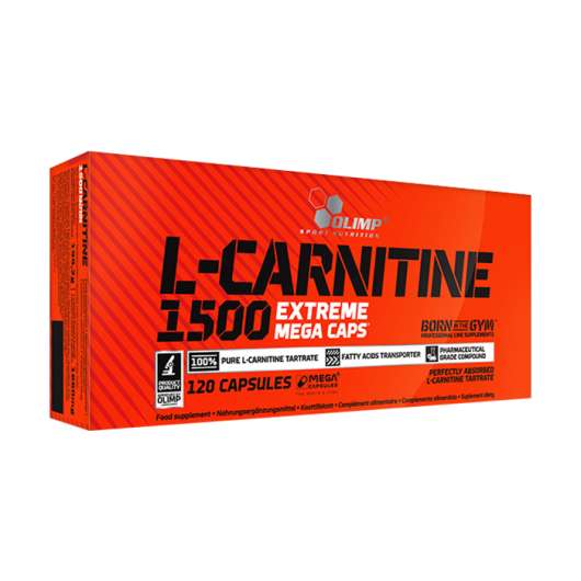 L-Carnitine 1500 Extreme, 120 mega caps