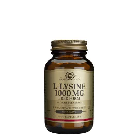 L-lysine 1000 mg, 50 tabletter