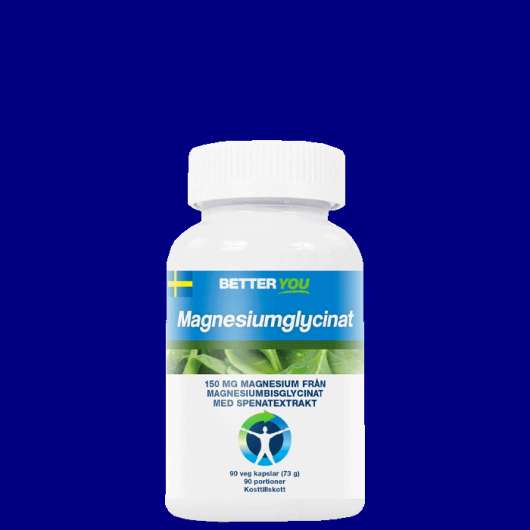 Magnesiumglycinat, 90 kapslar