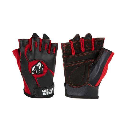 Mitchell Training Gloves, Black/Red