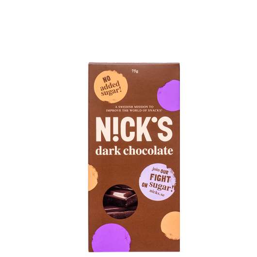 NICKS Dark Chocolate, 75 g