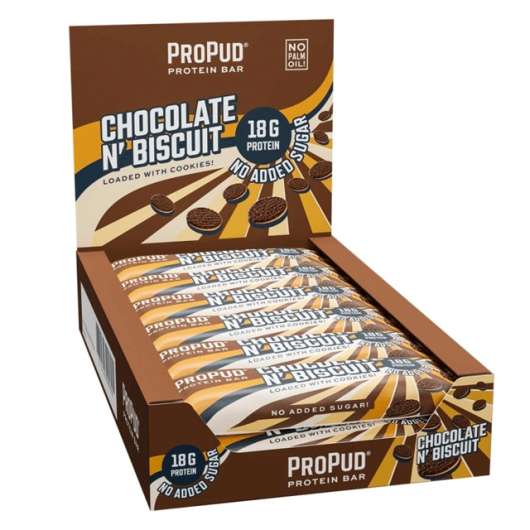 Njie ProPud Proteinbar Chocolate n Biscuit 12x55g