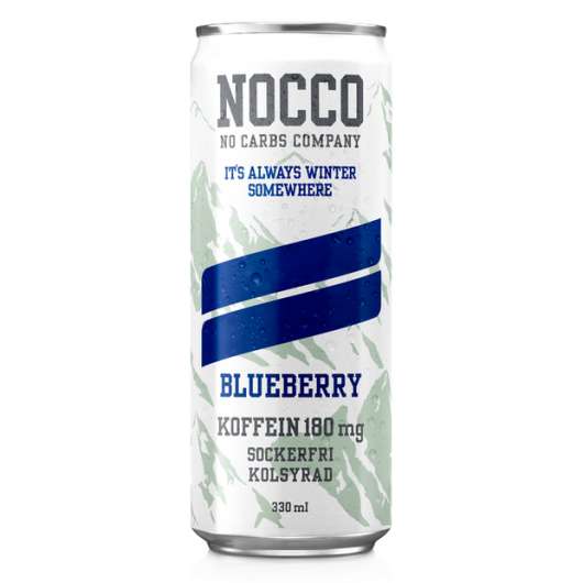 NOCCO BCAA, 330 ml, Blueberry