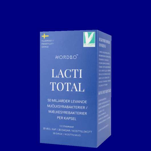 Nordbo LactiTotal 50 miljarder, 30 kapslar
