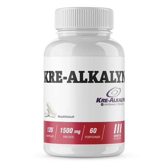 North Nutrition Kre-Alkalyn 750mgx120 Kapslar