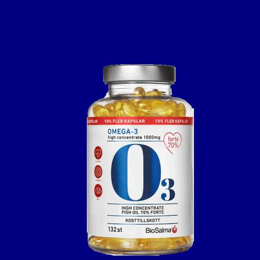 Omega3 Forte 70% 1000 mg, 132 kaps