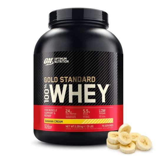 Optimum Nutrition Gold Standard 100% Whey Banana Cream 2,27kg