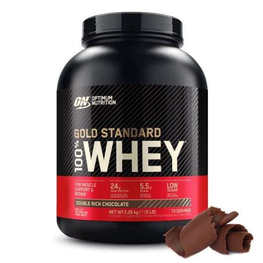 Optimum Nutrition Gold Standard 100% Whey Double Rich Chocolate 2,27kg