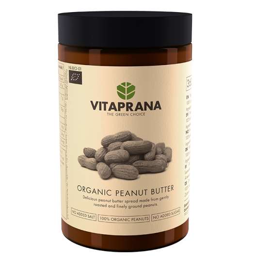 Organic Peanut Butter, 360 g - Kort datum