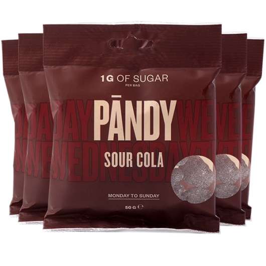 Pändy Candy Sour Cola 5x50g