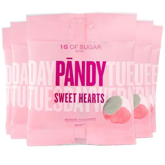 Pändy Candy Sweet Hearts 5x50g