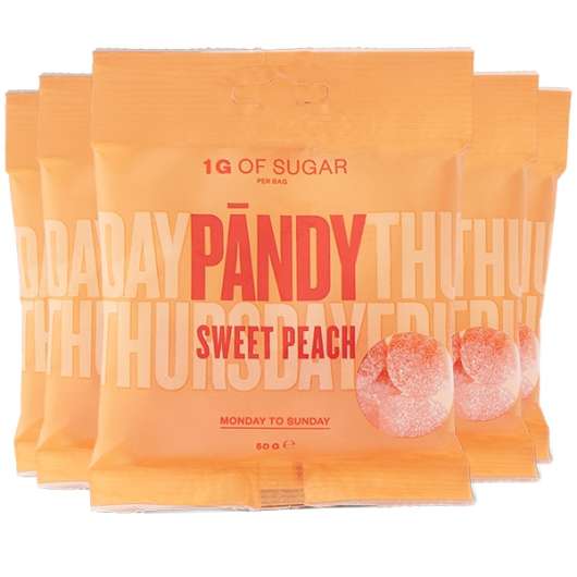 Pändy Candy Sweet Peach 5x50g