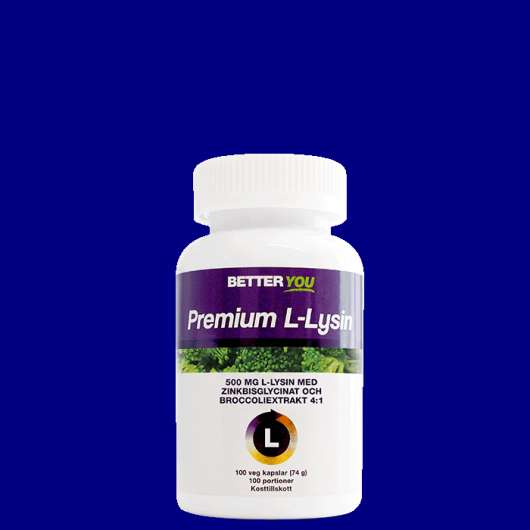 Premium L-Lysin, 100 kapslar