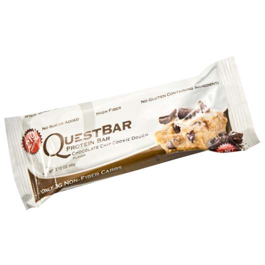Quest Bar, 60g, Chocolate Chip Cookie Dough