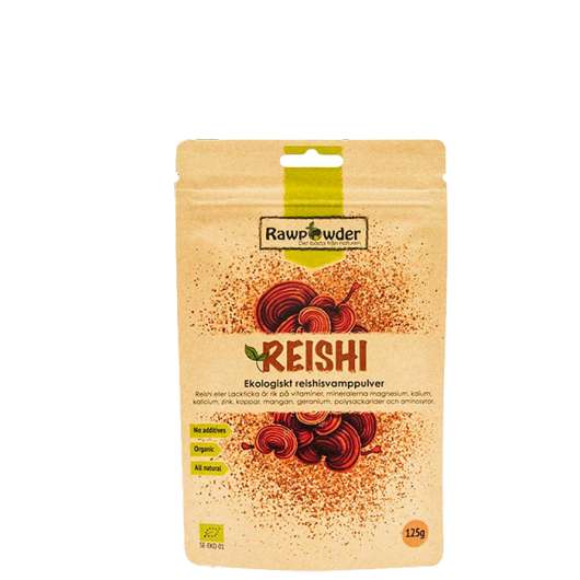Reishi, Ekologiskt Reishisvamppulver, 125 g