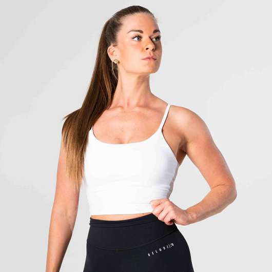 Relode Core Crop Top, White