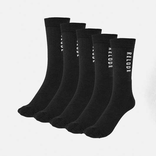 Relode Training Socks 5-pack, Black