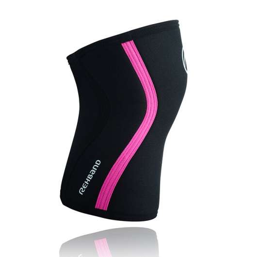 RX Knee Sleeve, 7mm, Black/Pink