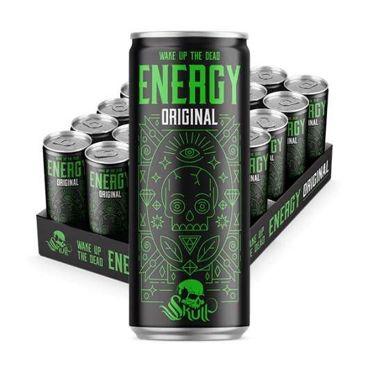 Skull Energy Original 250ml, 24-pack