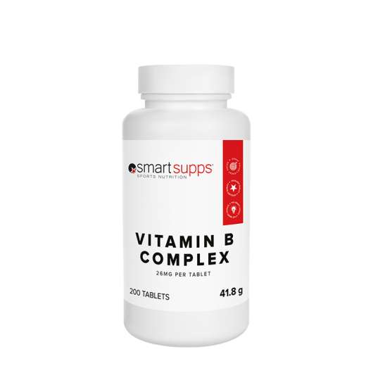 SmartSupps Vitamin B Complex, 200 tabs