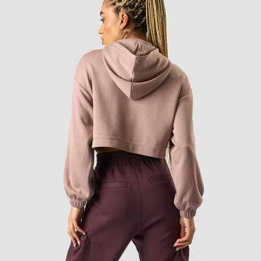 Stance Cropped Hoodie, Light Mauve