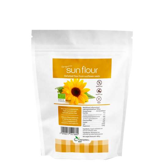 Sun Flour, Fat-reduced and Super Low Carb, 400 g