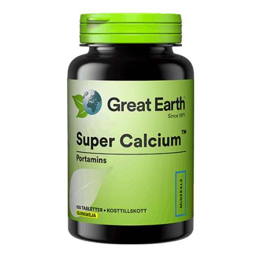 Super Calcium 750mg 100 tabletter
