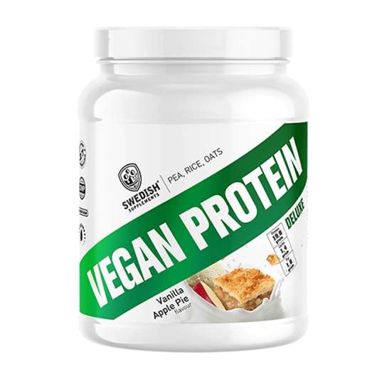 Swedish Supplements Vegan Protein Deluxe Vanilla Apple Pie 750g