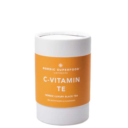 Te C-vitamin Svart med Havtorn & Fläderblomma 80 g