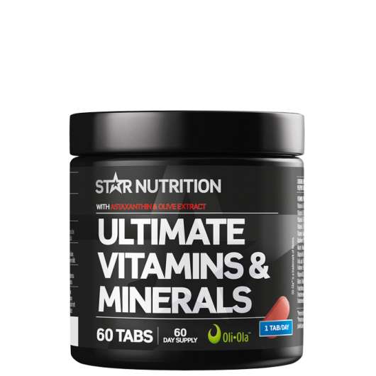 Ultimate Vitamins & Minerals, 60 tabletter