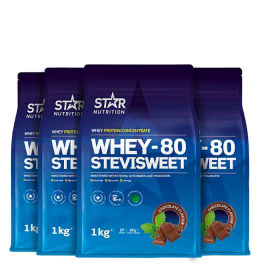 Whey-80 SteviSweet Mix&Match, 4 kg