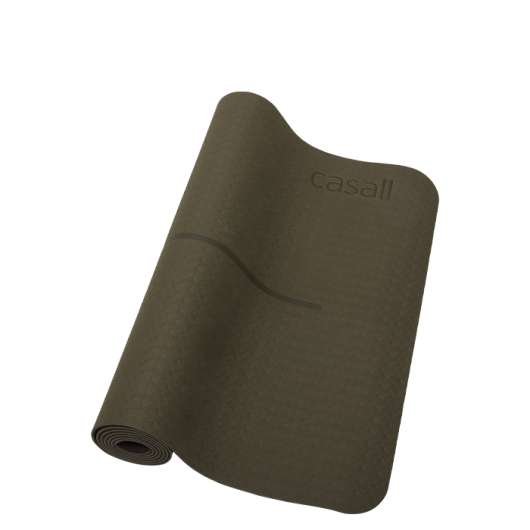 Yoga Mat Position 4mm, Forest Green/Black